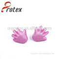 hand shape plastic button for children coat or sweater